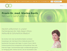 Tablet Screenshot of praxisbarth.com